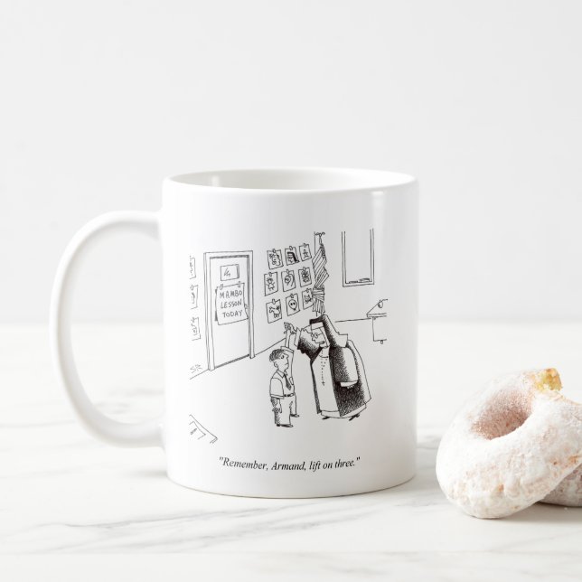 Caneca De Café Caneta Risky Dance Move (Com Donut)