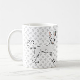 Caneca De Café Canetas e Casaco de galinha branca Ibizan