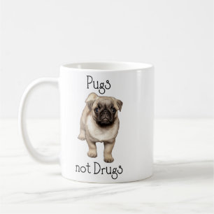 Caneca De Café Canetas não Drogas Cãozinho
