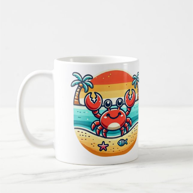 Caneca De Café Cangrejito Playero (Esquerda)