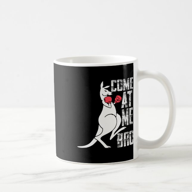 Caneca De Café Canguru Boxando Vem Pra Mim, Mano Pulando Kangaroo (Direita)