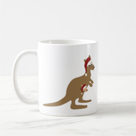 Caneca De Café Cangurus de Natal
