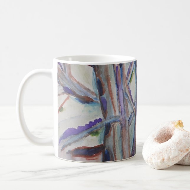 Caneca De Café Canhão abstrato (Com Donut)