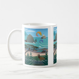 Caneca De Café Canhão Beach Mug