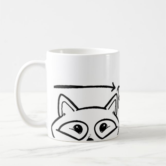 Caneca De Café Canhão com marca Raccoonisma (Esquerda)