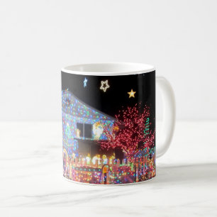 Caneca De Café Canhão das Luzes de Natal