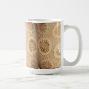 Caneca De Café Canhão de Coral Cristal Fossilizado