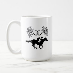 Caneca De Café Canhão de Corrida de Cavalo