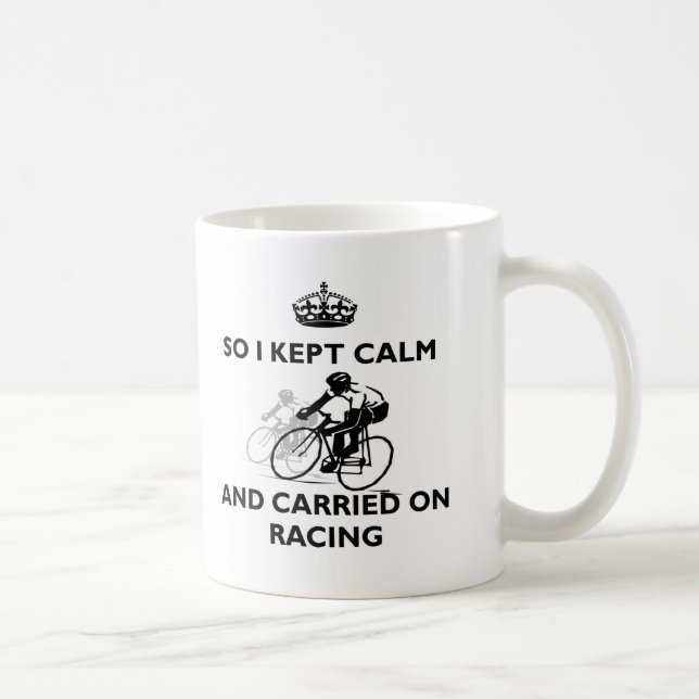 Caneca De Café Canhão de Corrida de Ciclo (Direita)