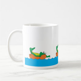Caneca De Café Canhão de Cruzeiros de Gator Verde