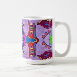 Caneca De Café Canhão de Dragão Roxo