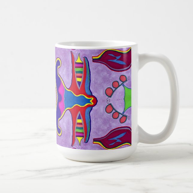Caneca De Café Canhão de Dragão Roxo (Direita)