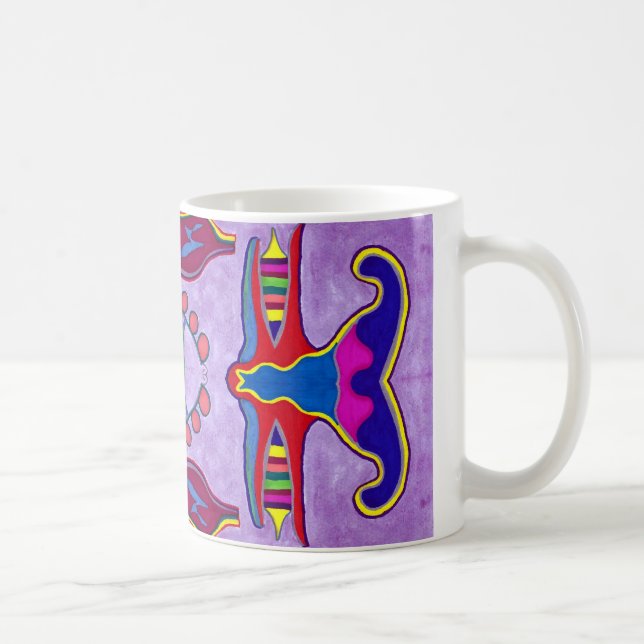 Caneca De Café Canhão de Dragão Roxo (Direita)