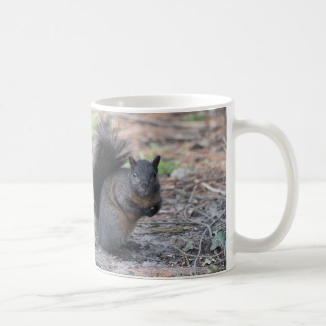 Caneca De Café Canhão de Esquilo Negro (Direita)