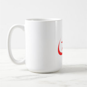 Caneca De Café Canhão de Estrela Vermelha Cósmica