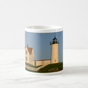 Caneca De Café Canhão de Farol de Nubble