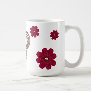 Caneca De Café Canhão de Flores da Borboleta