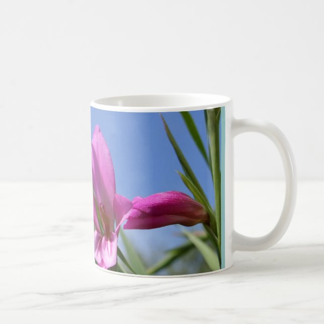 Caneca De Café Canhão de Flores Rosa (Direita)