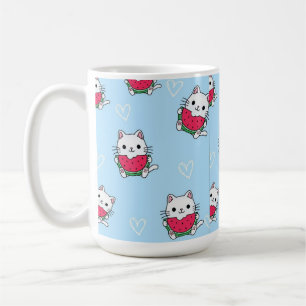 Caneca De Café Canhão de Gato de Cartoon Encantado Presente per
