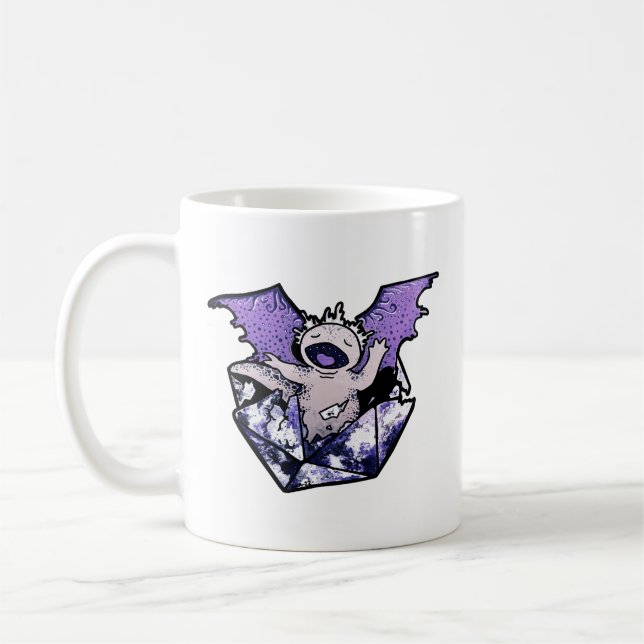 Caneca De Café Canhão de Hatchling Draxolotyl (Esquerda)