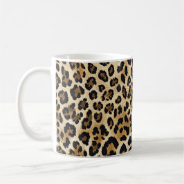 Caneca De Café Canhão de Impressão Leopardo