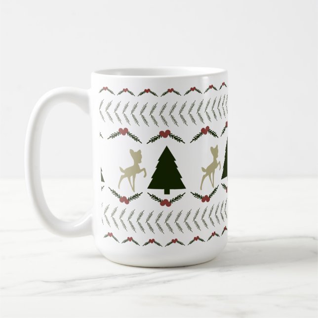 Caneca De Café Canhão de Natal (Esquerda)