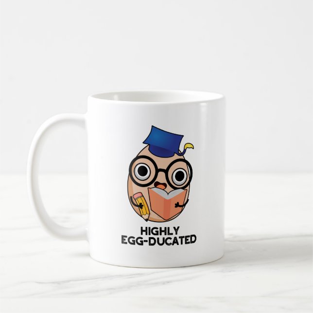 Caneca De Café Canhão de Ovos Engraçado, De Elevada Duplicação, (Esquerda)