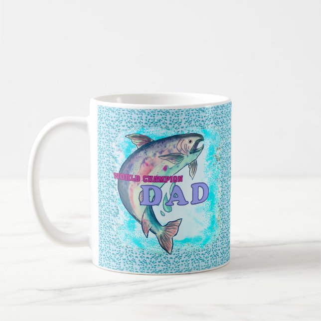 Caneca De Café Canhão de Pai de Pesca de Champion (Esquerda)