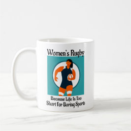 Caneca De Café Canhão de Rugby feminino
