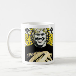 Caneca De Café Canhão do Jogador de Rugby