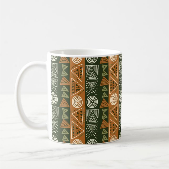 Caneca De Café Canhão Verde Preto (Esquerda)