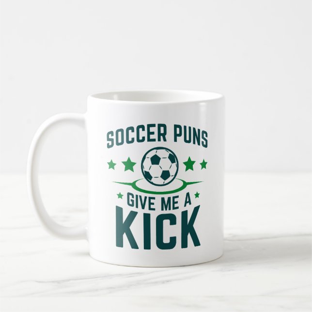 Caneca De Café Canhões De Futebol Me Dão Um Bico (Esquerda)
