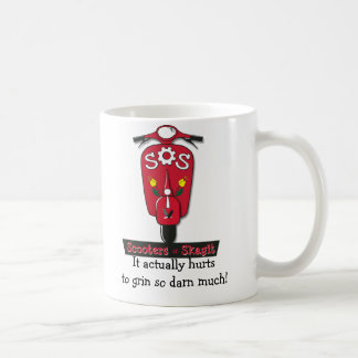 Caneca de café canhota