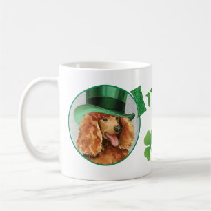 Caneca De Café Caniche do dia de St Patrick