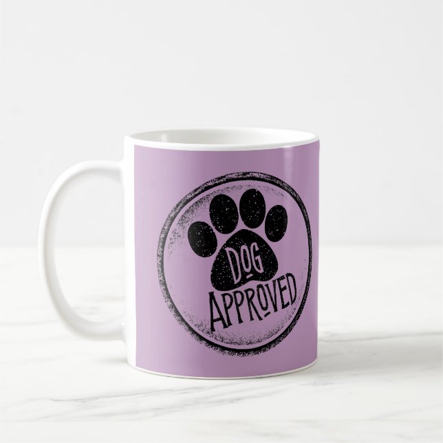 Caneca De Café Canina de café aprovada (Esquerda)