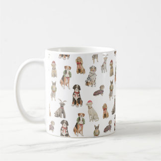 Caneca De Café Canina de Natal