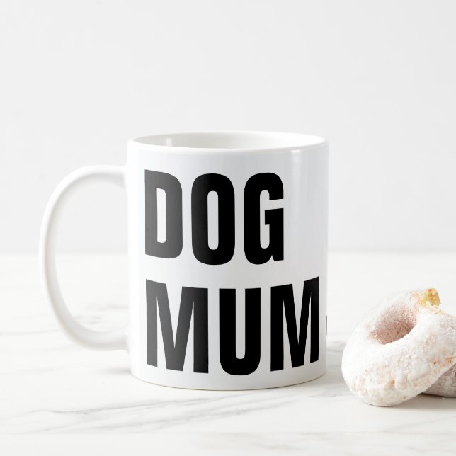 Caneca De Café Canina Fotografia Mãe (Com Donut)