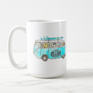 Caneca De Café Canina | Surf Pups | Aloha Dogs | Cachorro