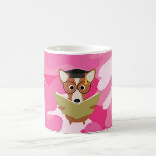 Caneca De Café Canino Cor-de-Rosa