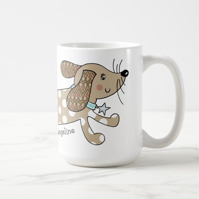 Caneca De Café Canino de Enchimento Personalizado (Direita)