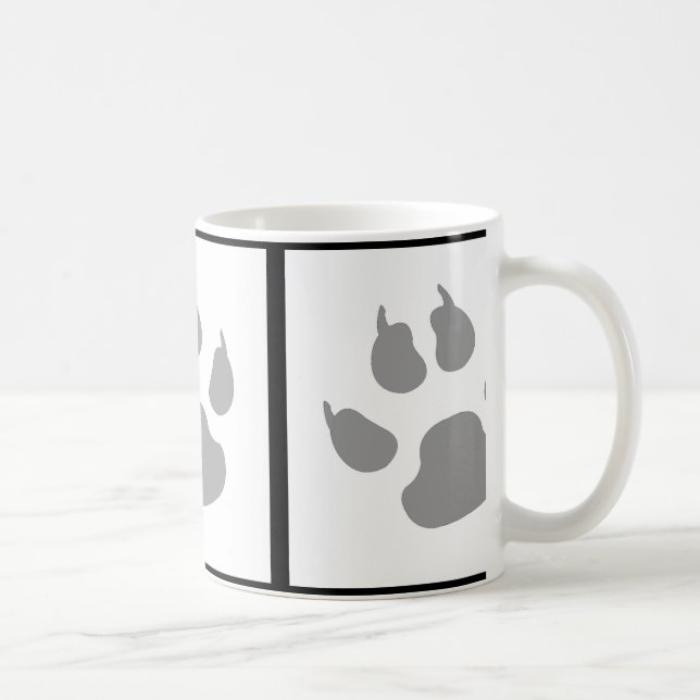 Caneca De Café canino peludo (Direita)
