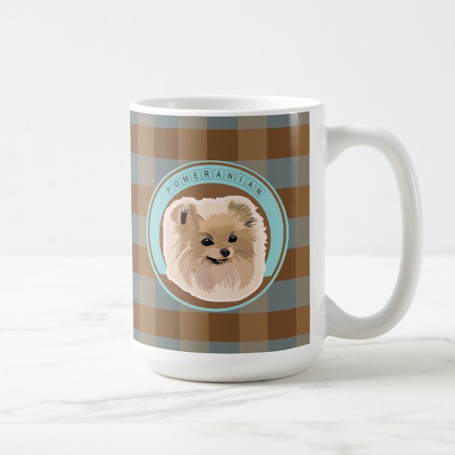 Caneca De Café Canino Pomerano (Direita)
