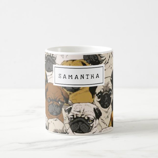 Caneca De Café Caninos Grumpy Personalizados (Centro)