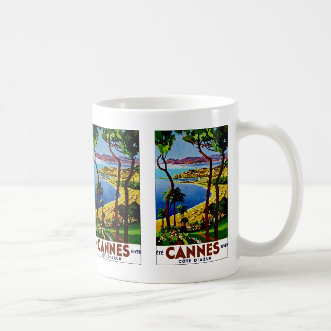 Caneca De Café Cannes - Cote d'Azure (Direita)