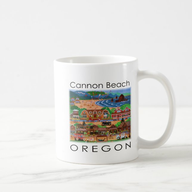 Caneca De Café Cannon Beach ~ Oregon (Direita)