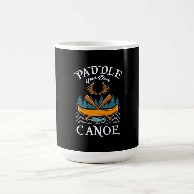Caneca De Café Canoísmo - Rema Sua Própria Canoa (Centro)