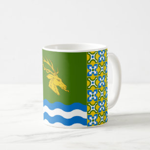 Caneca De Café Cantão de Buckston-on-Eno Populace Crachá