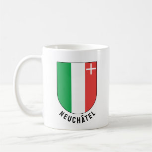 Caneca De Café Cantão de Neuchâtel casaco de armas