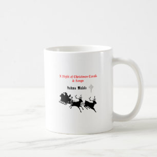 Caneca De Café Cante ao Longo do Natal – Canções & Alegria Festiv