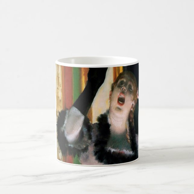 Caneca De Café Cantor com uma luva, Edgar Degas (Centro)